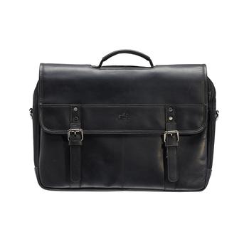 推荐Men's Double Compartment Briefcase with RFID Secure Pocket for 15.6" Laptop and Tablet商品