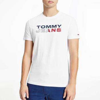 推荐Tommy Jeans Men's Essential Graphic T-Shirt - White商品