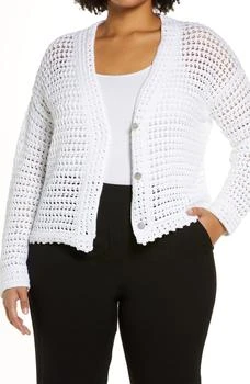 Vince | Crochet Cotton Cardigan,商家Nordstrom Rack,价格¥242