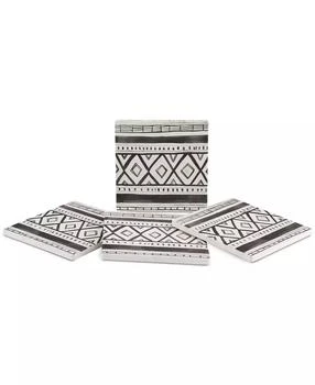 Thirstystone | Tribal Echo III 4-Pc. Coaster Set,商家Macy's,价格¥59