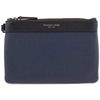 Michael Kors | Men's Blue Leather Small Travel Pouch 5折, 满$75减$5, 满减