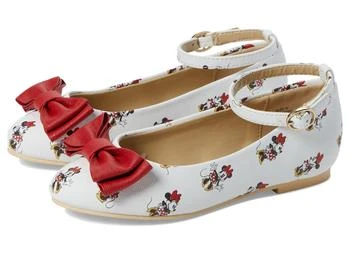 Janie and Jack | Minnie Mouse Bow Flat (Toddler/Little Kid/Big Kid) 6折