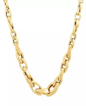 Macy's | Twisted Oval Link Necklace in 18k Yellow Gold,商家Macy's,价格¥26230