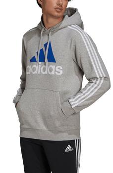 adidas卫衣怎么样, Adidas | Heathered Knit 3-Stripes Hoodie商品图片 7.4折