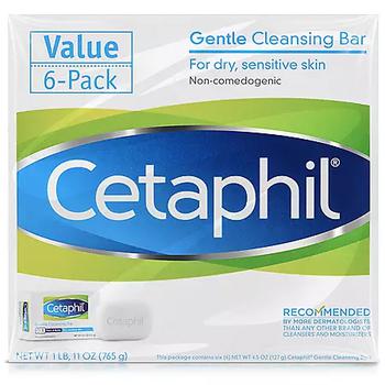 推荐Cetaphil Gentle Cleansing Bar (4.5 oz., 6 pk.)商品