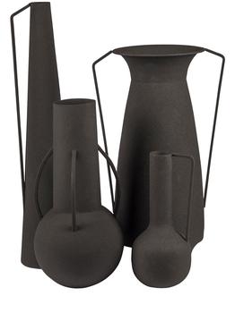 商品Set Of 4 Roman Black Vases图片