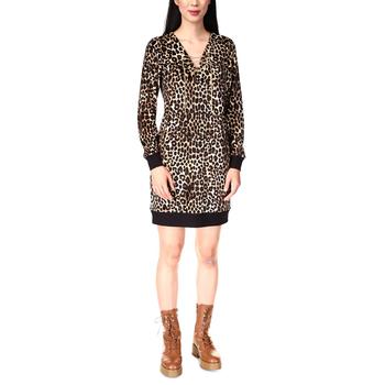 推荐Women's Cheetah-Print Velour Dress商品