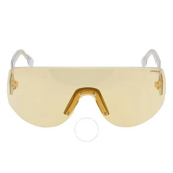 Carrera | Yellow Gold Mirror Shield Unisex Sunglasses FLAGLAB 12 04CW/ET 99,商家Jomashop,价格¥259