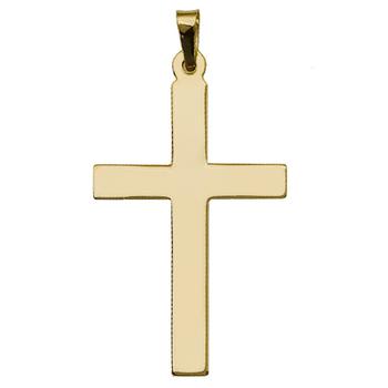 商品Cross Pendant in 14k Yellow Gold图片