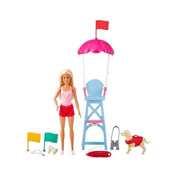 商品Barbie | You Can Be Anything Lifeguard Doll & Playset,商家Macy's,价格¥102图片