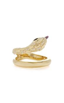 Yvonne Leon | Yvonne Leon - Python 9K Yellow Gold Diamond; Spinel Ring - Gold - US 7 - Moda Operandi - Gifts For Her,商家Fashion US,价格¥19317