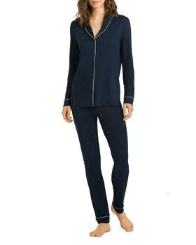Hanro | Natural Comfort Long Sleeve Pajama Set 