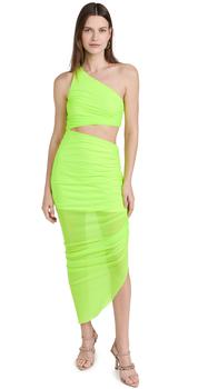 PRABAL GURUNG, PRABAL GURUNG | Prabal Gurung Cut Out Ruched Dress商品图片 5折