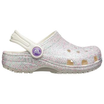 商品Crocs | Crocs Classic Glitter Clog - Girls' Toddler,商家Foot Locker,价格¥223图片