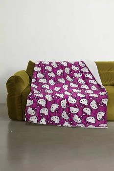 推荐Sanrio Hello Kitty Sherpa Throw Blanket商品