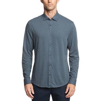 Michael Kors | Men's Fine Gauge Knit Slim Fit Untucked Dress Shirt商品图片,
