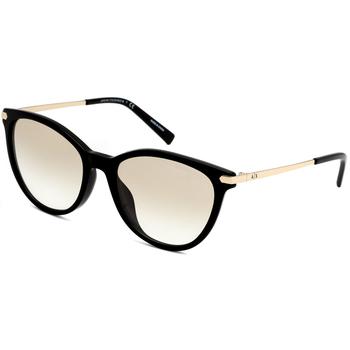 Armani Exchange | Ladies Black Round Sunglasses AX4107SF81581155商品图片,4.9折