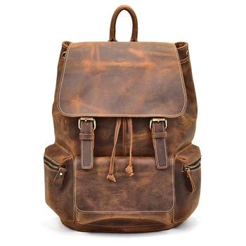 推荐The Hagen Vintage Leather Backpack商品