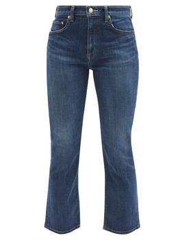 推荐Rose Quartz cropped slim-leg jeans商品