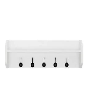 Danya B | Entryway Floating Utility Wall Shelf with Hooks, Wall Mounted,商家Macy's,价格¥359