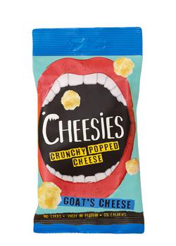 商品Cheesies | Goat's Cheese Crunchy Popped Cheese 20g,商家Harvey Nichols,价格¥18图片