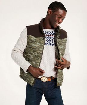 商品Brooks Brothers | Quilted Camouflage Vest,商家Brooks Brothers,价格¥566图片