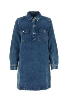 A.P.C. | A.P.C. Mia Denim Long-Sleeved Mini Dress 5.9折起