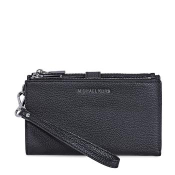 Michael Kors | Michael Kors Adele Double Zip Wristlet - Black商品图片,5.9折