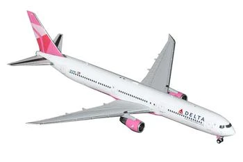 GeminiJets | Boeing 767-400ER Commercial Aircraft "Delta Air Lines - Breast Cancer Research Foundation" (N845MH) White with Pink Tail 1/400 Diecast Model Airplane by,商家Premium Outlets,价格¥704