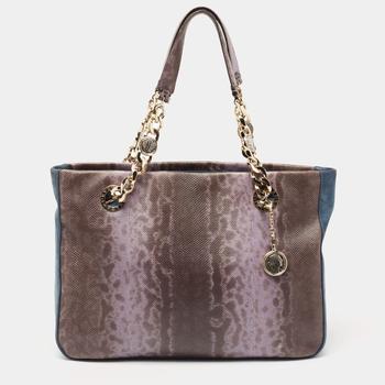 bvlgari包, [二手商品] BVLGARI | Bvlgari Multicolor Lizard Shopper Tote商品图片 7.9折, 满1件减$100, 满减
