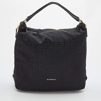 推荐Givenchy Black Monogram Nylon Hobo商品