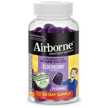 商品Gummies with Vitamin C D & E, Zinc and Immune Support Supplement Elderberry图片