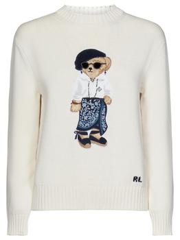 商品Ralph Lauren | Ralph Lauren Sarong Polo Bear Sweater,商家Baltini,价格¥7423图片