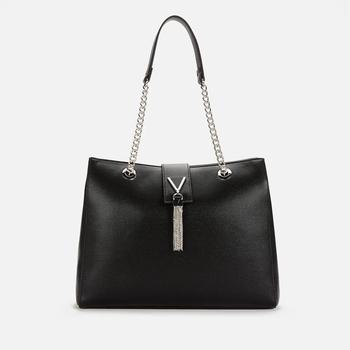 VALENTINO by Mario Valentino是什么牌子, Mario Valentino | Valentino Bags Women's Divina Tote Bag - Black商品图片 额外7.5折, 额外七五折