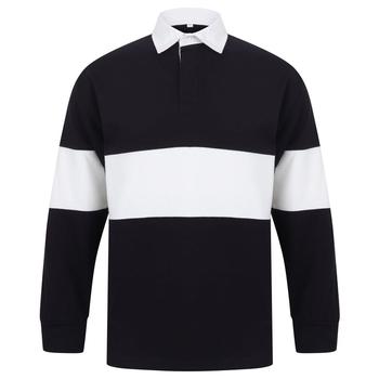 the row帆布鞋, Front Row | Front Row Adults Unisex Panelled Tag Free Rugby Shirt (Navy/White) Navy/White (Blue)商品图片 8.2折起
