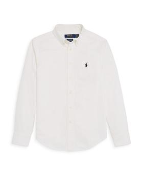 商品Boys' Cotton Oxford Button Down Shirt, Big Kid - 150th Anniversary Exclusive图片