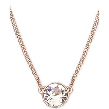 Givenchy Crystal Pendant Necklace, 16" + 2" Extender