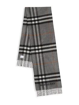 推荐Logo Giant Check Cashmere Scarf商品