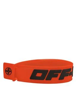 Off-White | INDUSTRIAL THIN BRACELET ORANGE BLACK,商家Boutiques Premium,价格¥767