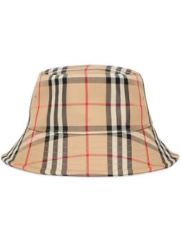 推荐BURBERRY - Check Motif Bucket Hat商品