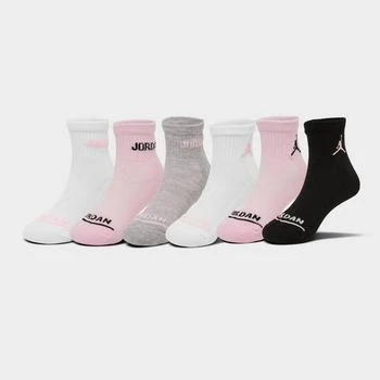 Jordan | Girls' Jordan Cushioned Ankle Socks (6-Pack),商家Finish Line,价格¥151