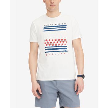 Tommy Hilfiger | Men's Newton Flag Graphic Short Sleeve T-Shirt商品图片,3.8折