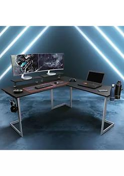 商品Techni Sport | Techni Sport Warrior L-Shaped Gaming Desk, Black,商家Belk,价格¥4475图片