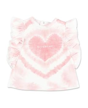 商品Givenchy T-shirt Bianca E Rosa Stampa Tie Dye In Jersey Di Cotone,商家Italist,价格¥1290图片