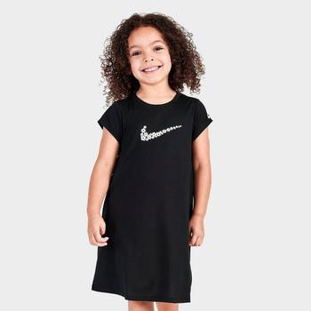 NIKE | Girls' Little Kids' Nike Sportswear Daisy T-Shirt Dress商品图片,5.7折