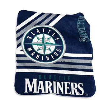 Logo Brands | Seattle Mariners 50'' x 60'' Plush Raschel Throw Blanket,商家Macy's,价格¥290
