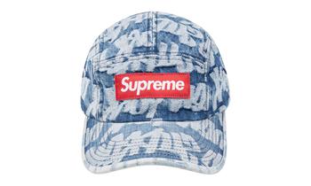 supreme帽子, Supreme | Supreme Fat Tip Jacquard Denim Camp Cap商品图片 