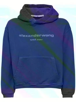 Alexander Wang | Embellished Logo Cotton Hoodie 额外6折, 额外六折