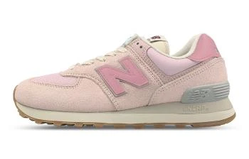 New Balance | [预售3天]【定制球鞋】   NB 574 老钱 复古 烟熏蔷薇 奶油草莓 LQ轻便耐磨 低帮跑步鞋 女款 粉棕,商家AMRAP,价格¥1183