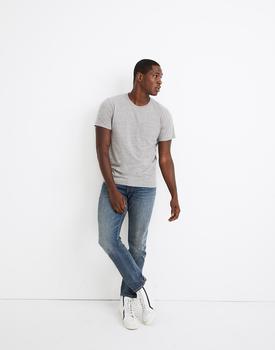 美德威尔正品, Madewell | Athletic Slim Authentic Flex Jeans in Seaward Wash商品图片 7.4折
